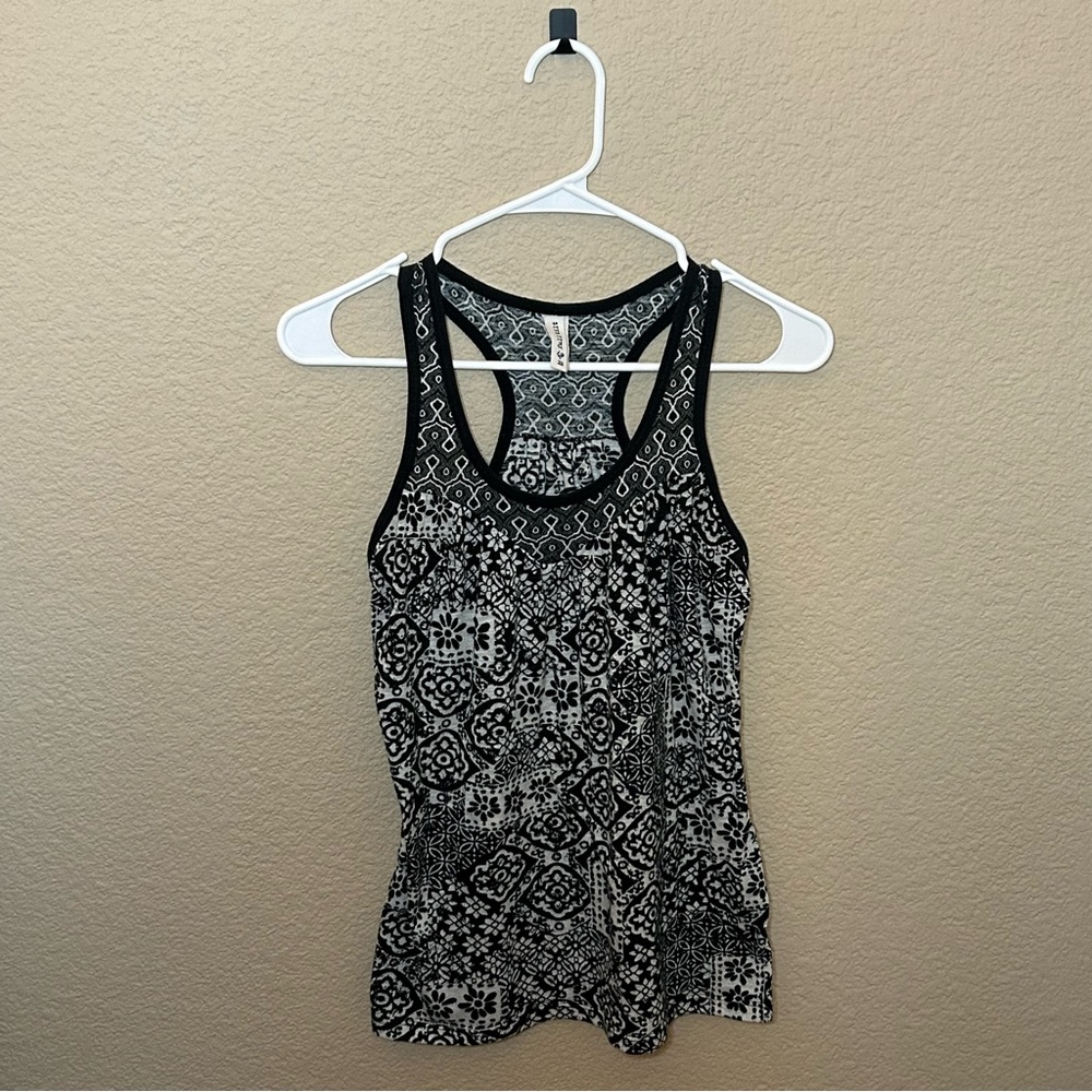 Full Tilt Racerback Patterned Tank, XS